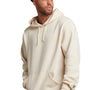 Russell Athletic Mens Dri-Power Moisture Wicking Hooded Sweatshirt Hoodie - Vintage White