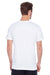 LAT 6980 Mens Premium Jersey Short Sleeve Crewneck T-Shirt White Back