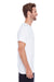 LAT 6980 Mens Premium Jersey Short Sleeve Crewneck T-Shirt White Side