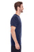 LAT 6980 Mens Premium Jersey Short Sleeve Crewneck T-Shirt Navy Blue Side