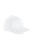 Flexfit 6997 Mens Stretch Fit Hat White Front