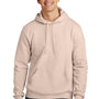 Jerzees Mens Eco Premium Moisture Wicking Hooded Sweatshirt Hoodie - Blush Pink