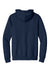 Jerzees 700M Mens Eco Premium Hooded Sweatshirt Hoodie Navy Blue Flat Back