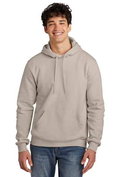 Jerzees 700M Mens Eco Premium Hooded Sweatshirt Hoodie Putty Front