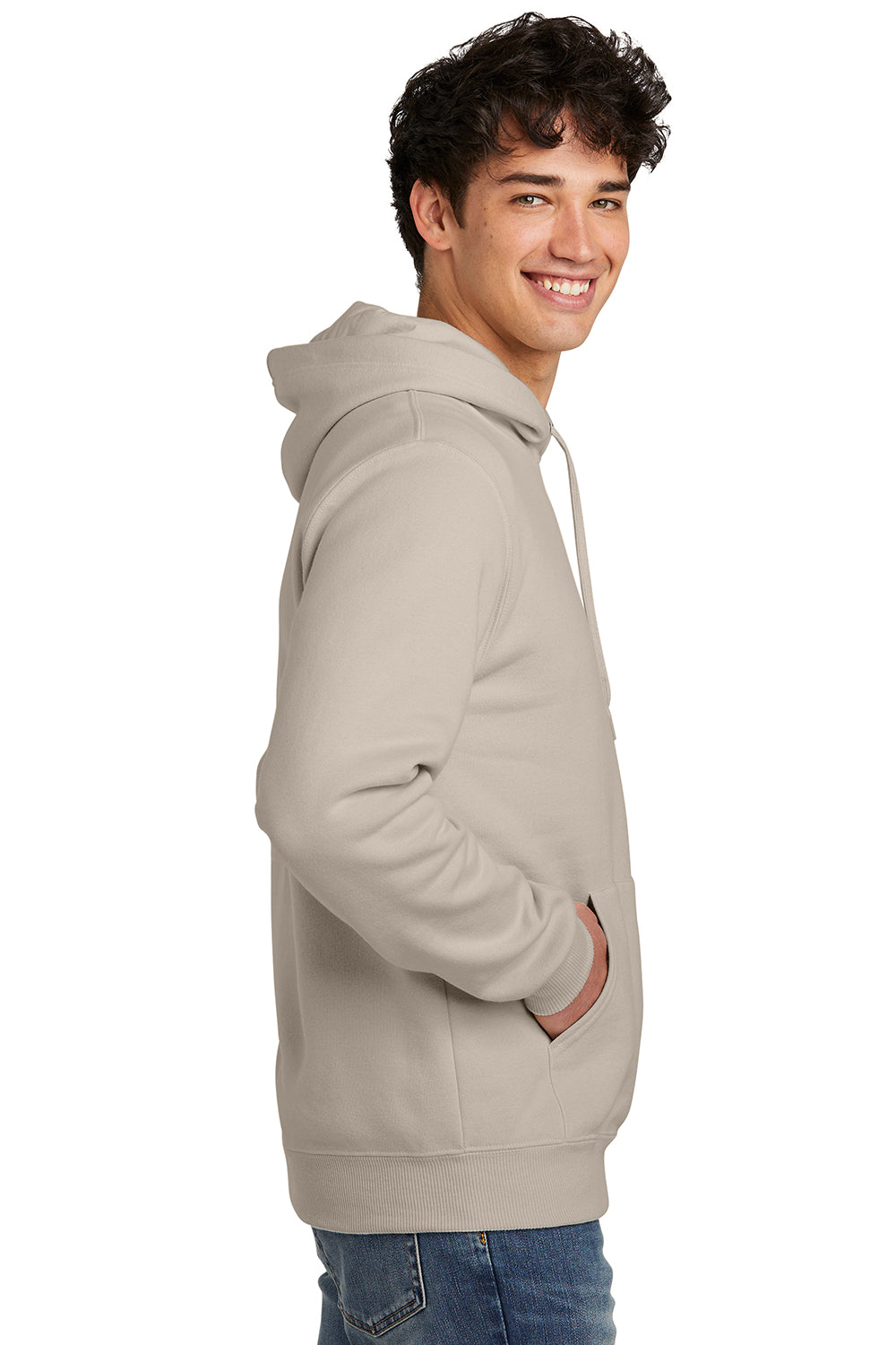 Jerzees 700M Mens Eco Premium Hooded Sweatshirt Hoodie Putty Side