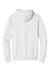 Jerzees 700M Mens Eco Premium Hooded Sweatshirt Hoodie White Flat Back