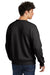 Jerzees 701M Mens Eco Premium Crewneck Sweatshirt Heather Ink Black Back