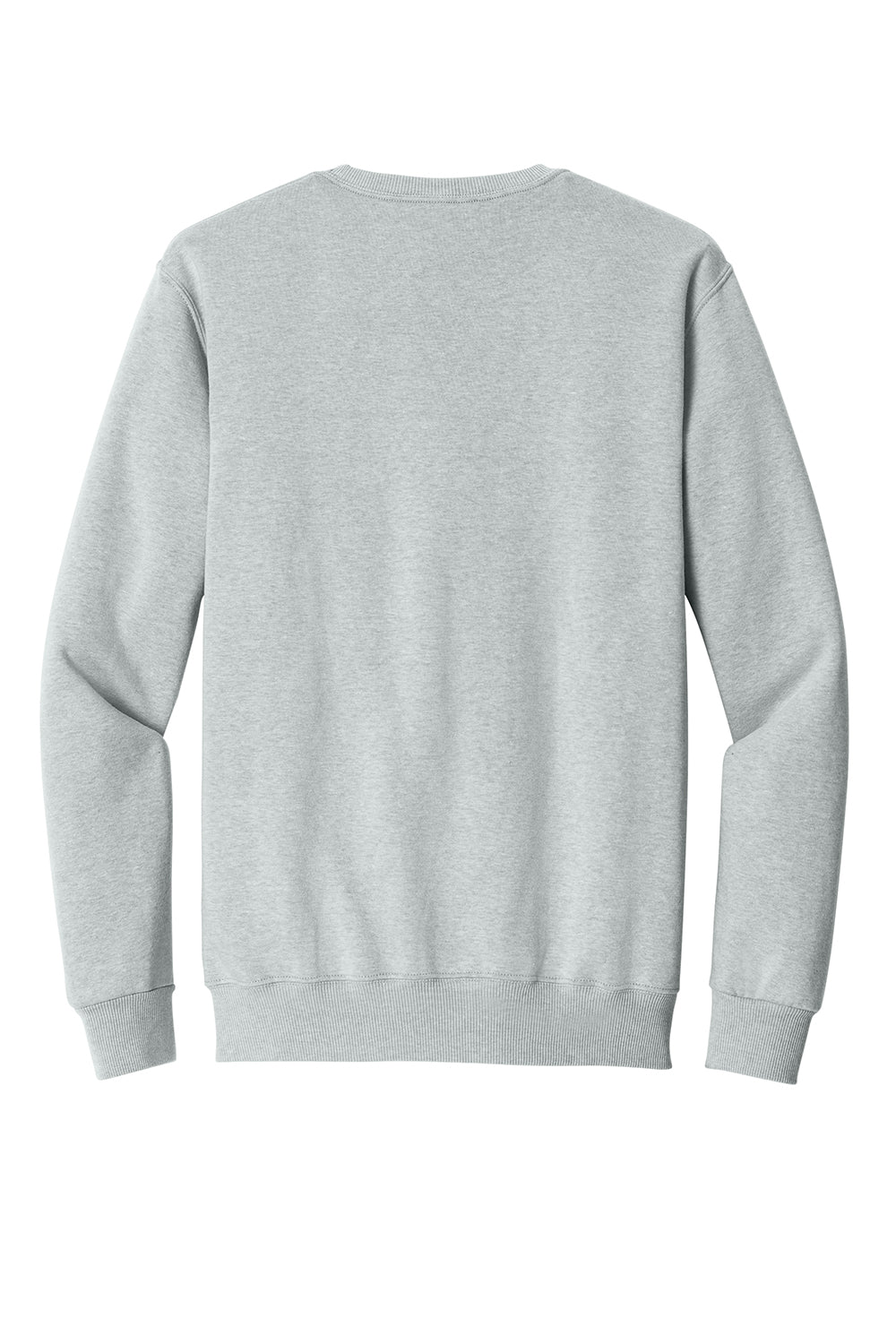 Jerzees 701M Mens Eco Premium Crewneck Sweatshirt Heather Frost Grey Flat Back