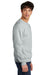 Jerzees 701M Mens Eco Premium Crewneck Sweatshirt Heather Frost Grey Side