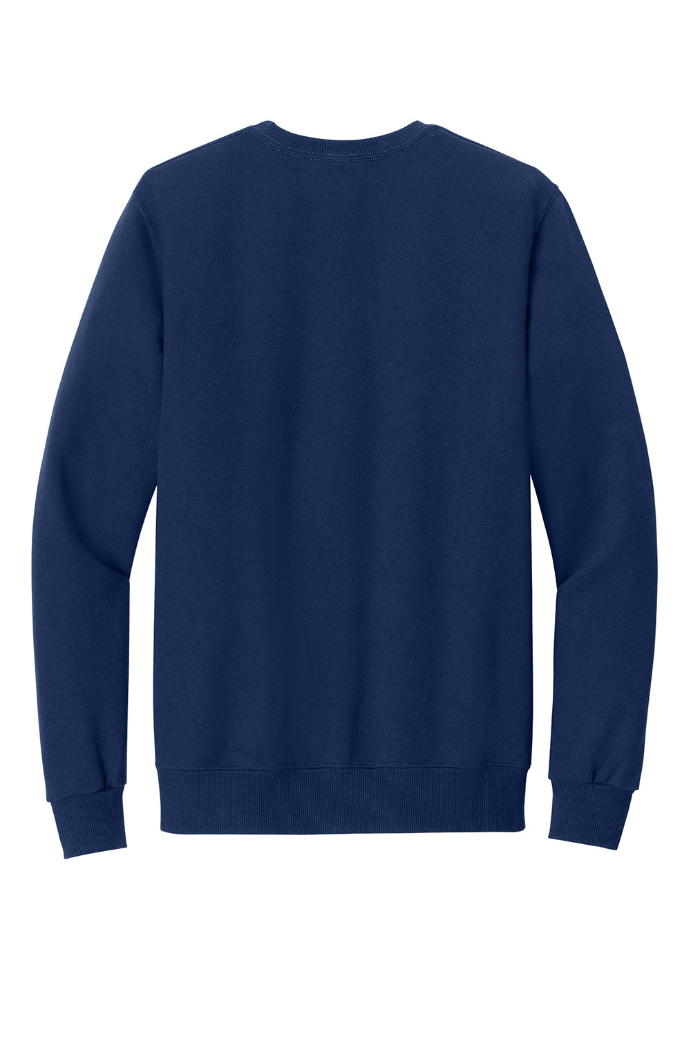 Jerzees 701M Mens Eco Premium Crewneck Sweatshirt Navy Blue Flat Back
