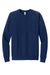 Jerzees 701M Mens Eco Premium Crewneck Sweatshirt Navy Blue Flat Front