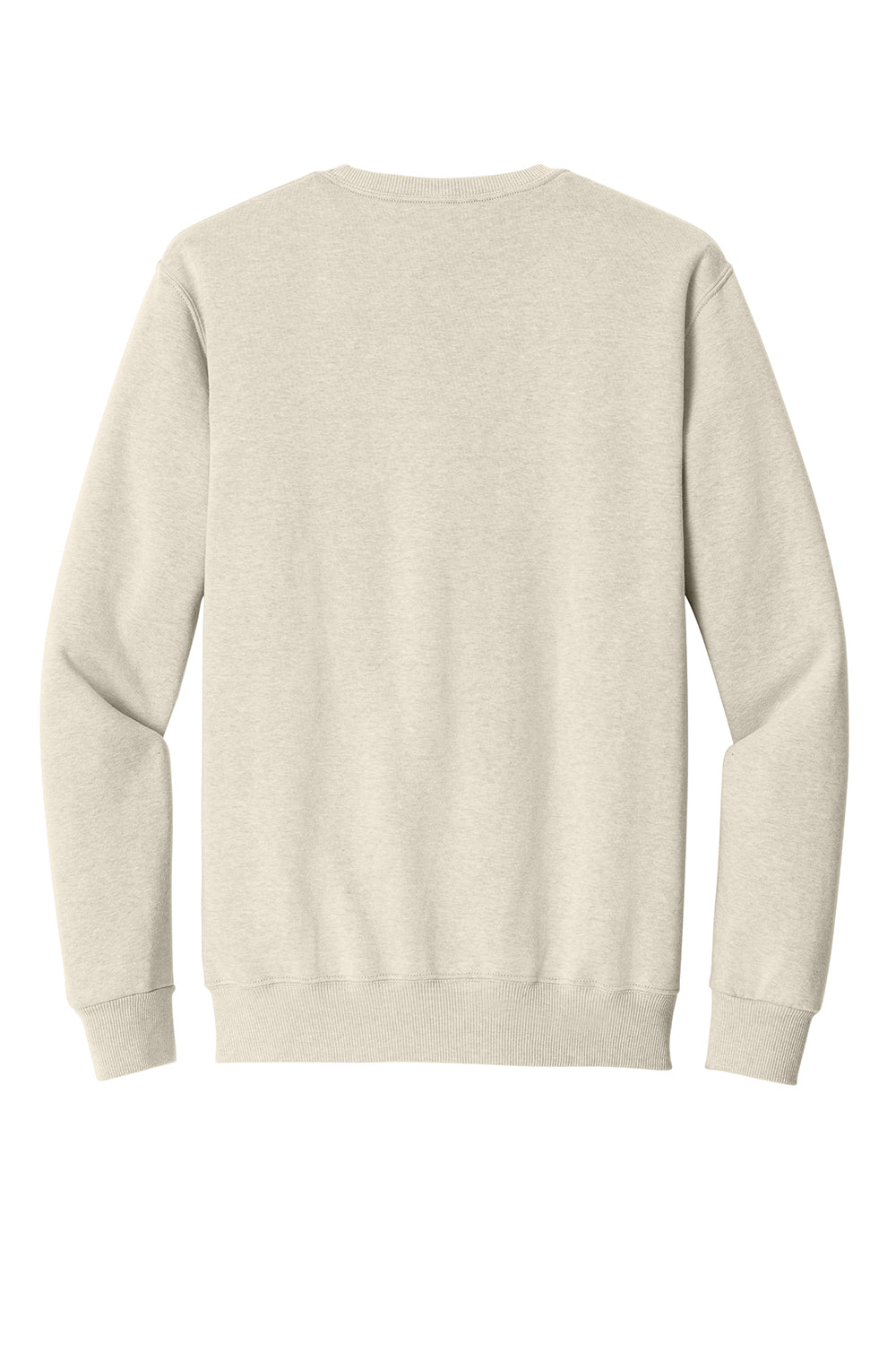 Jerzees 701M Mens Eco Premium Crewneck Sweatshirt Heather Sweet Cream Flat Back