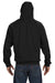 Dri Duck 7033 Mens Crossfire PowerFleece Full Zip Hooded Sweatshirt Hoodie Black Back