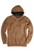 Dri Duck 7035 Mens Woodland Fleece Hooded Sweatshirt Saddle Brown Flat Front