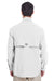 Columbia 7048 Mens Bahama II Moisture Wicking Long Sleeve Button Down Shirt w/ Double Pockets White Back