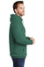 Port & Company Mens Beach Wash Fleece Hooded Sweatshirt Hoodie Nordic Green Side