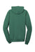 Port & Company Mens Beach Wash Fleece Hooded Sweatshirt Hoodie Nordic Green Flat Back