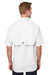 Columbia 7130 Mens Bonehead Short Sleeve Button Down Shirt w/ Double Pockets White Back