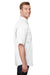 Columbia 7130 Mens Bonehead Short Sleeve Button Down Shirt w/ Double Pockets White Side