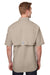 Columbia 7130 Mens Bonehead Short Sleeve Button Down Shirt w/ Double Pockets Fossil Brown Back