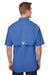 Columbia 7130 Mens Bonehead Short Sleeve Button Down Shirt w/ Double Pockets Vivid Blue Back