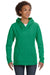 Anvil 72500L Womens French Terry Hooded Sweatshirt Hoodie Heather Green Front