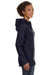 Anvil 72500L Womens French Terry Hooded Sweatshirt Hoodie Navy Blue Side