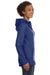 Anvil 72500L Womens French Terry Hooded Sweatshirt Hoodie Heather Blue Side