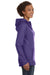 Anvil 72500L Womens French Terry Hooded Sweatshirt Hoodie Heather Purple Side