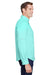 Columbia 7253 Mens Tamiami II Moisture Wicking Long Sleeve Button Down Shirt w/ Double Pockets Gulf Stream Green Side