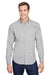 Columbia 7253 Tamiami II Moisture Wicking Long Sleeve Button Down Shirt w/ Double Pockets Cool Grey Front