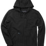 Dri Duck Mens Mission Fleece Water Resistant Full Zip Hooded Sweatshirt Hoodie - Black
