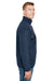 Dri Duck 7352 Mens Denali Fleece 1/4 Zip Sweatshirt Navy Blue Side