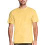 Next Level Mens Inspired Dye Jersey Short Sleeve Crewneck T-Shirt - Blonde Yellow - Closeout