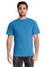 Next Level 7410 Mens Inspired Dye Jersey Short Sleeve Crewneck T-Shirt Ocean Blue Front