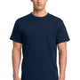 Next Level Mens Power Short Sleeve Crewneck T-Shirt - Midnight Navy Blue - Closeout