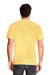 Next Level 7415 Mens Inspired Dye Jersey Short Sleeve Crewneck T-Shirt w/ Pocket Blonde Yellow Back