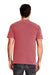 Next Level 7415 Mens Inspired Dye Jersey Short Sleeve Crewneck T-Shirt w/ Pocket Paprika Red Back