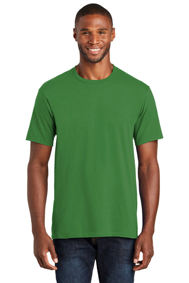 Port & Company PC450 Mens Fan Favorite Short Sleeve Crewneck T-Shirt Kiwi Green Front
