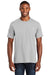 Port & Company PC450 Mens Fan Favorite Short Sleeve Crewneck T-Shirt Silver Grey Front
