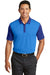 Nike 746101 Mens Icon Dri-Fit Moisture Wicking Short Sleeve Polo Shirt Photo Blue/Royal Blue Front