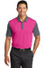 Nike 746101 Mens Icon Dri-Fit Moisture Wicking Short Sleeve Polo Shirt Vivid Pink/Dark Grey Front
