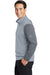 Nike 746102 Mens Dri-Fit Moisture Wicking 1/4 Zip Sweatshirt Cool Grey/Dark Grey Side