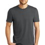 District Mens Perfect Tri Short Sleeve Crewneck T-Shirt - Charcoal Grey