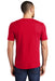 District DM130 Mens Perfect Tri Short Sleeve Crewneck T-Shirt Classic Red Back