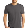 District Mens Perfect Tri Short Sleeve Crewneck T-Shirt - Heather Charcoal Grey