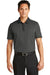 Nike 779798 Mens Dri-Fit Moisture Wicking Short Sleeve Polo Shirt Heather Black Front