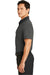Nike 779798 Mens Dri-Fit Moisture Wicking Short Sleeve Polo Shirt Heather Black Side