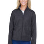 North End Womens Voyage Pill Resistant Fleece Full Zip Jacket - Heather Charcoal Grey