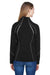 North End 78174 Womens Gravity Performance Moisture Wicking Full Zip Fleece Jacket Black Back